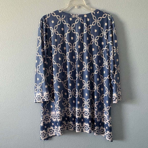 Ruby Rd. Women's Plus Size Printed Top, Size 3X - Picture 2 of 11